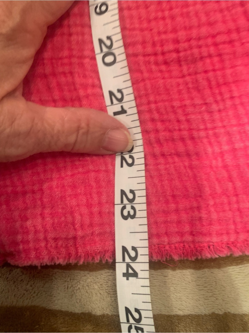 BiBi Bright Pink Ruffle Button-Front Top - Picture 4 of 7